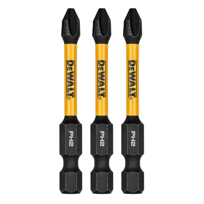 Dewalt Flextorq Screwdriver Bit - 57mm PH2 - 3 Pack