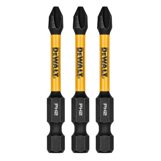 Dewalt Flextorq Screwdriver Bit 57mm PH2 3 Pack