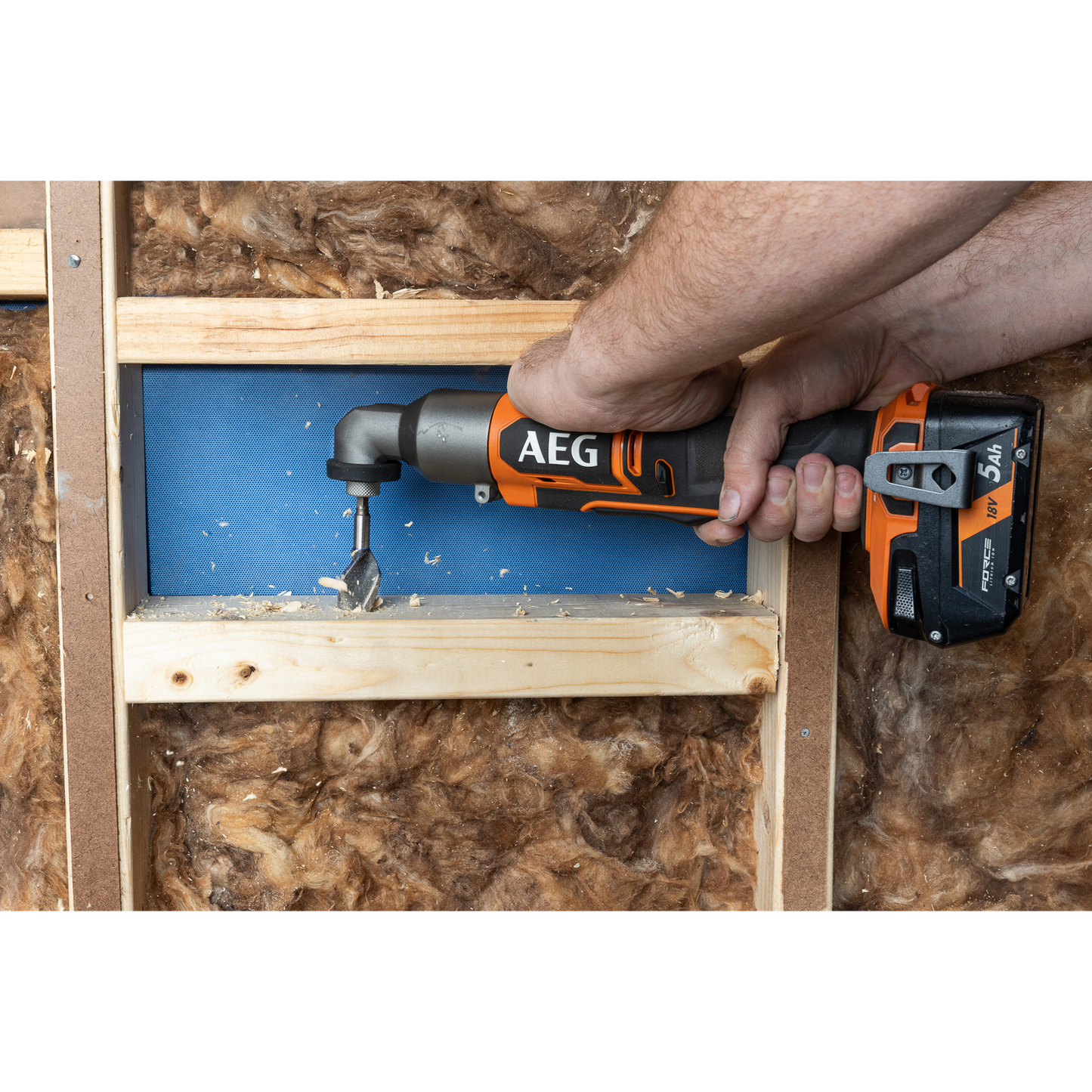 AEG Fusion Right Angled Impact Driver - 18V - 150Nm - Skin Only