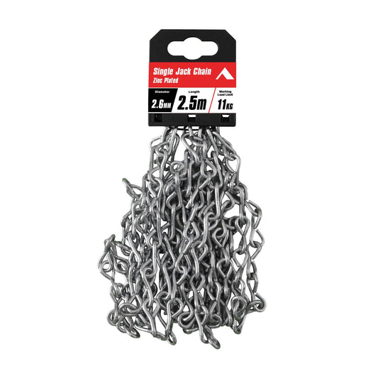 Pinnacle Single Jack Chain - 2.6mm x 2.5m - 11kg