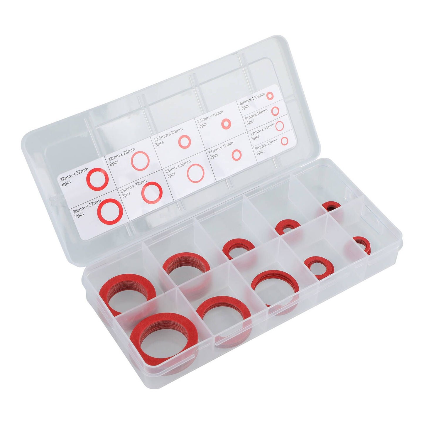 Syneco Assorted Fibre Body Washers - 50 Pack