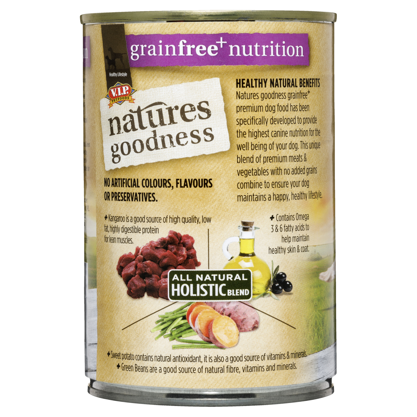 Natures Goodness Kangaroo Wet Dog Food - 400g - 12 Pack