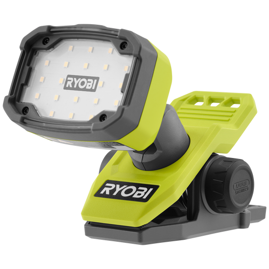 Ryobi USB Lithium Magnetic Clamp Light - 2Ah Kit