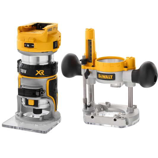 Dewalt Brushless Laminate Trimmer Router - 18V - 6.35mm