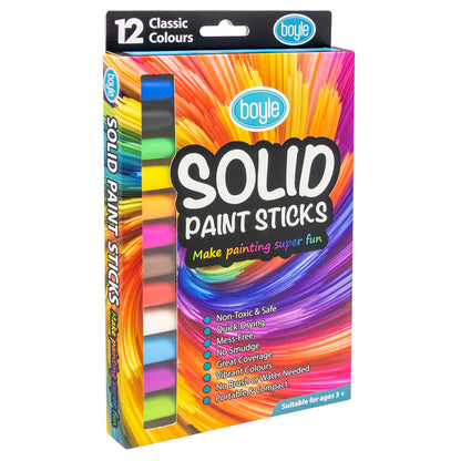 Boyle Solid Paint Sticks - 12 Pack