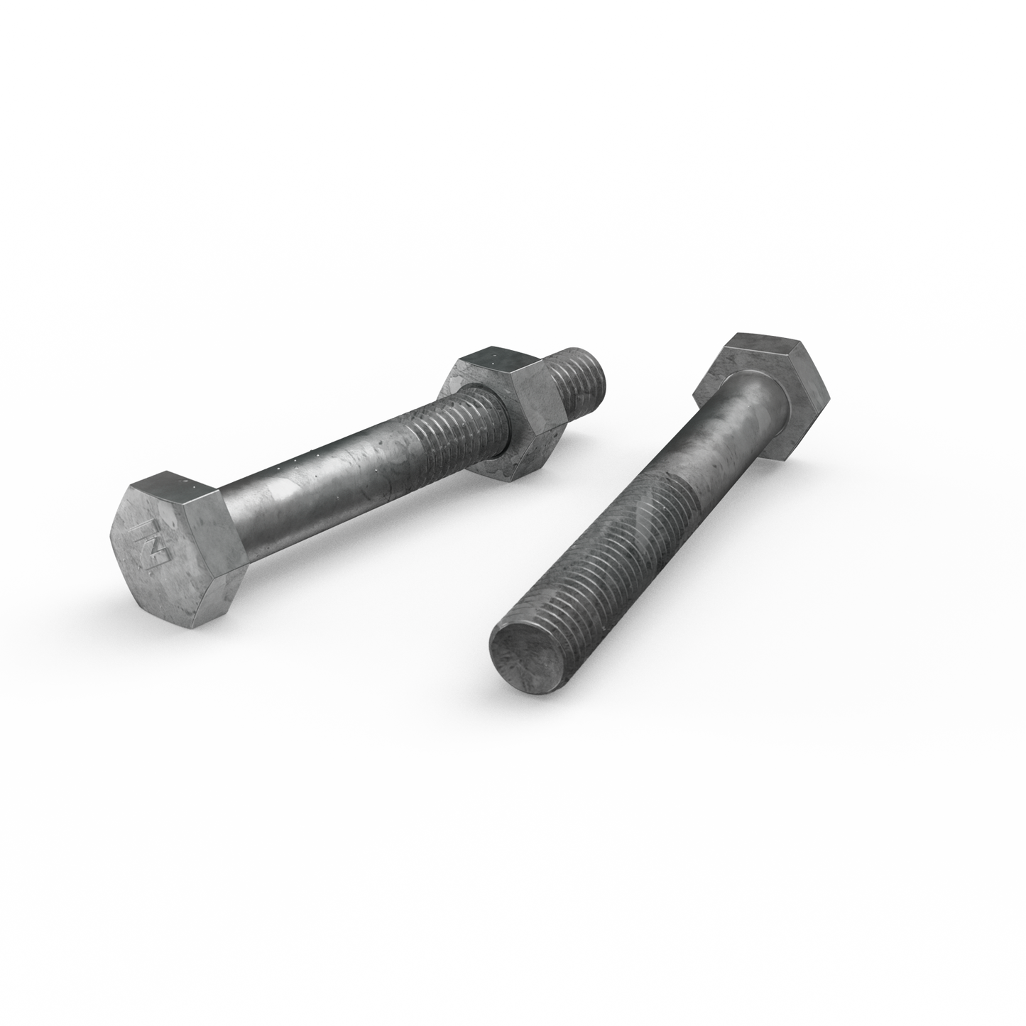 Zenith Hot Dip Galvanised Hex Head Bolts - M10 x 75mm - 25 Pack
