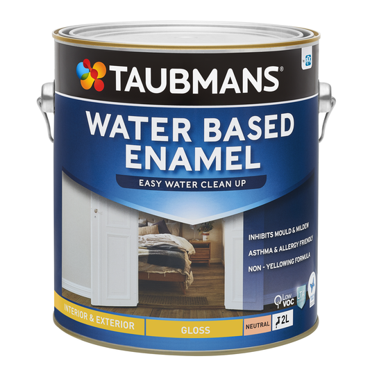 Taubmans Neutral Gloss Water Based Enamel Paint - 2L