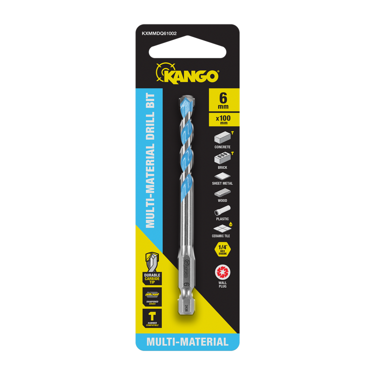 Kango Multi Material Drill Bit 6mm x 100mm