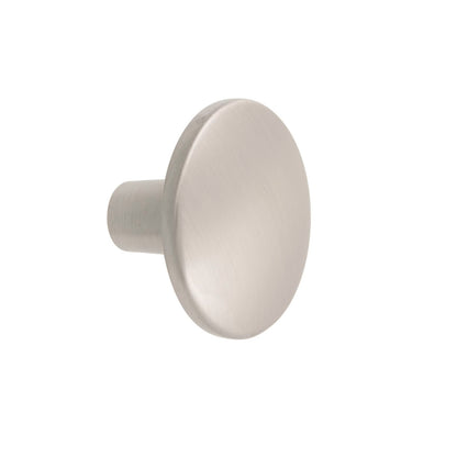 Prestige Brushed Nickel Round Knob - 30mm