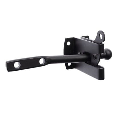 Zenith Matte Black Improved Gate Latch - 60 x 35 x 130mm
