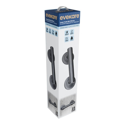 Evekare Linear Grab Rail - 300mm - Matte Black
