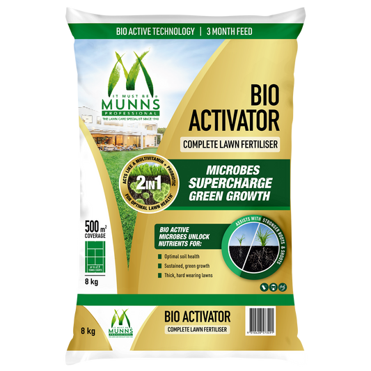 Munns Professional Bio Activator Lawn Fertiliser - 8kg