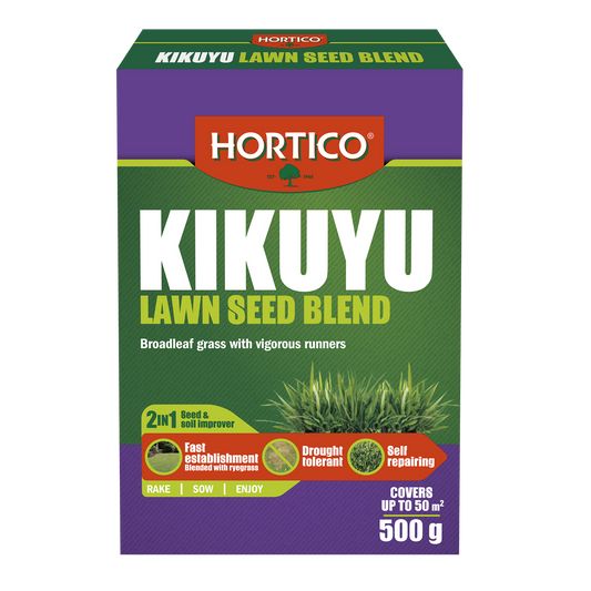Hortico Kikuyu Lawn Seed Blend - 500g