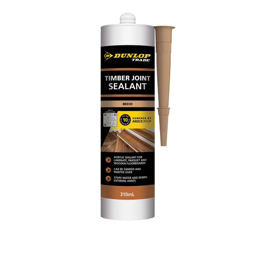 Dunlop Silicone Timber Joint Sealant Beech 310ml
