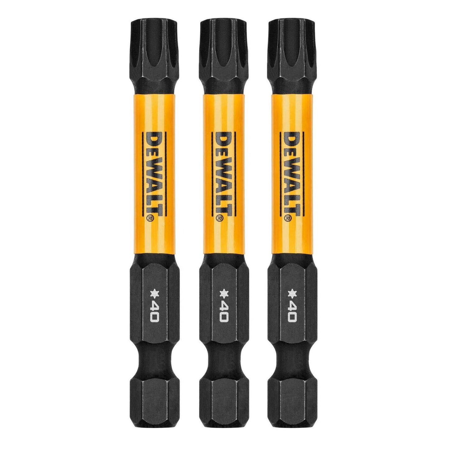 Dewalt Flextorq Screwdriver Bit - 57mm TX40 - 3 Pack
