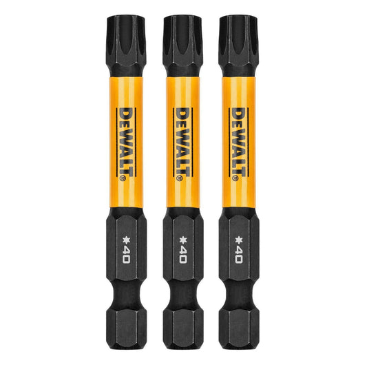 Dewalt Flextorq Screwdriver Bit - 57mm TX40 - 3 Pack