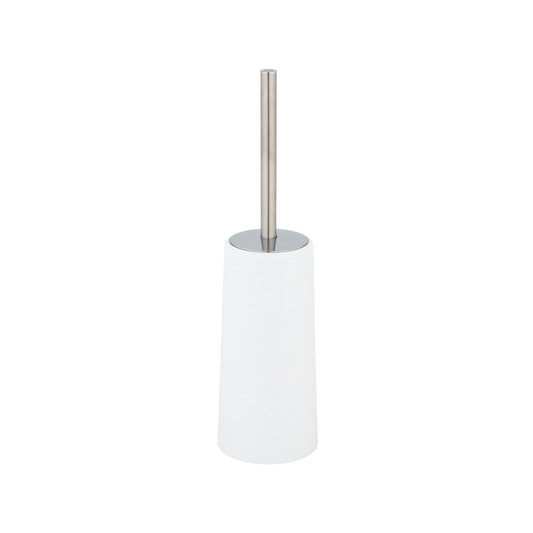 Barelli Matte White Toilet Brush & Holder