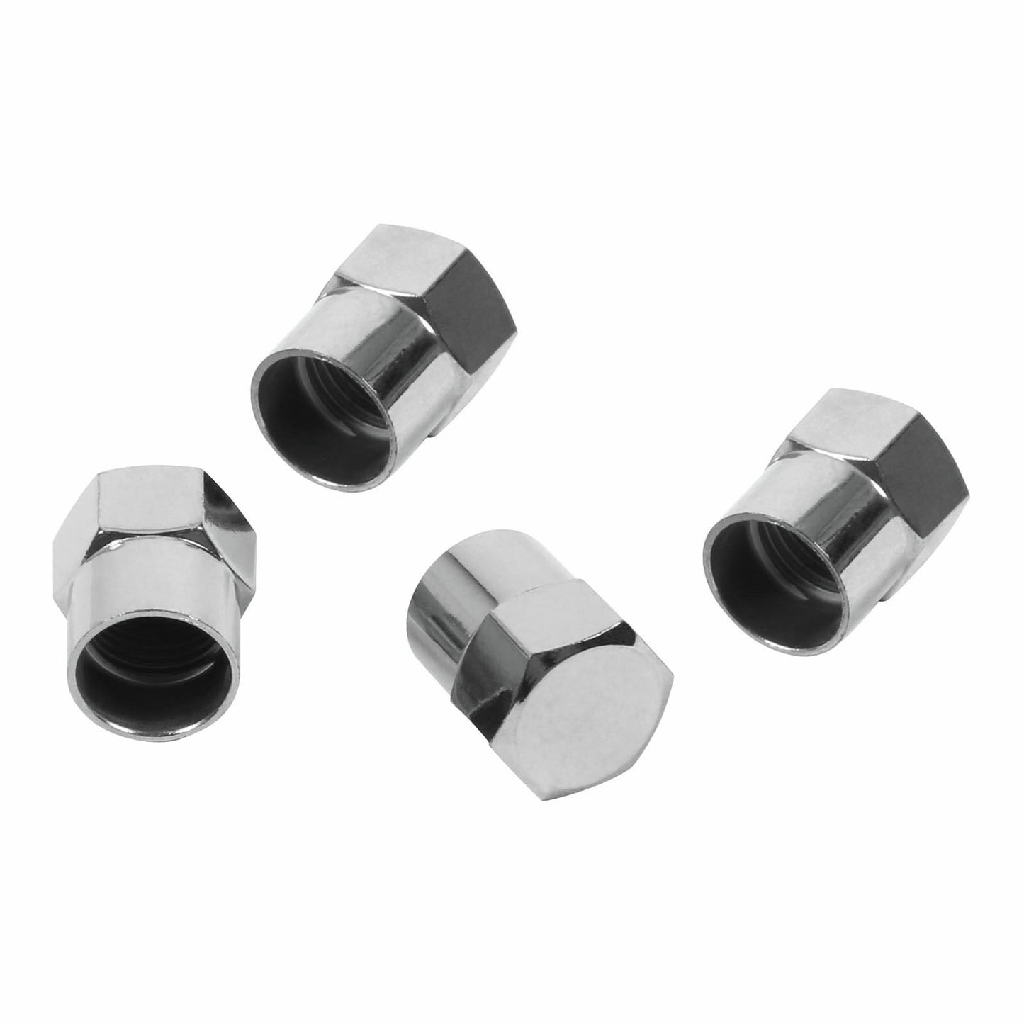 Trojan Valve Caps - 4 Pack - Chrome