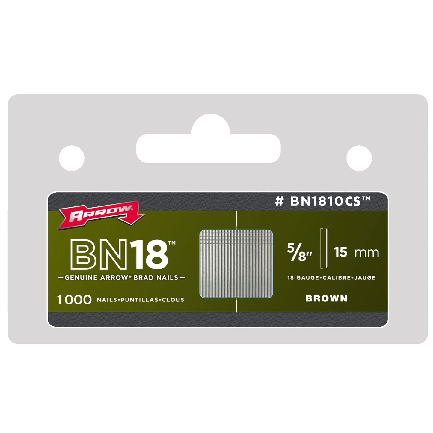 Arrow Brad Nails - 15mm - 1000 Pack