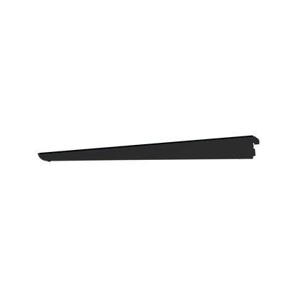 Flexi Storage 470mm Black Double Slot Bracket Steel Durable Support