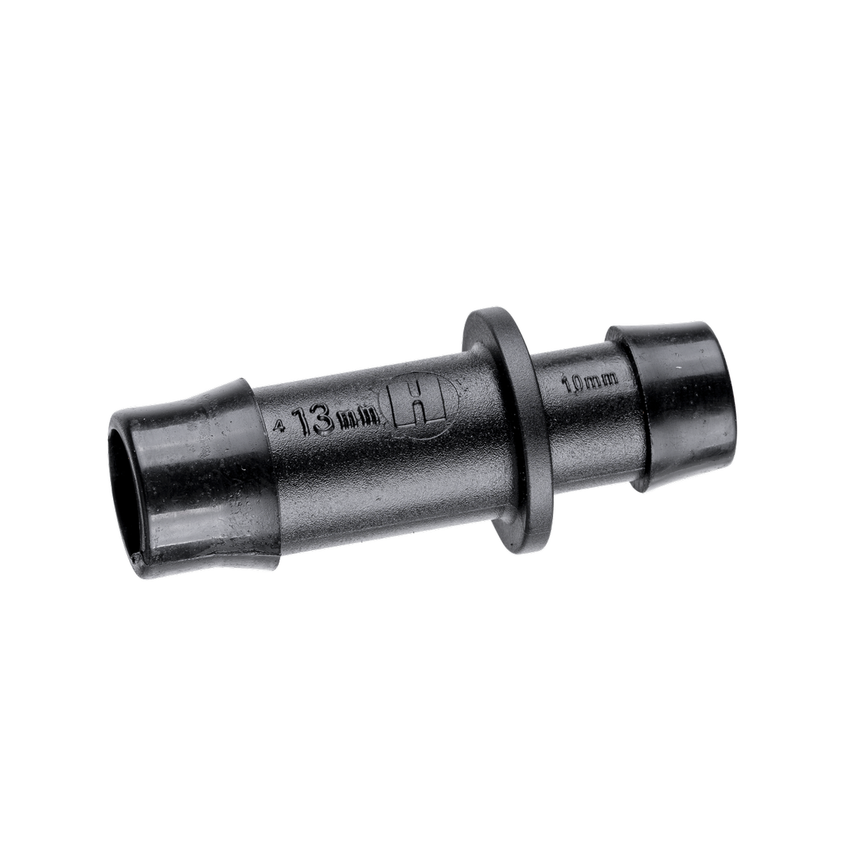 Holman Barbed Poly Joiner - 13mm x 10mm - Plastic - Inline Takeoff