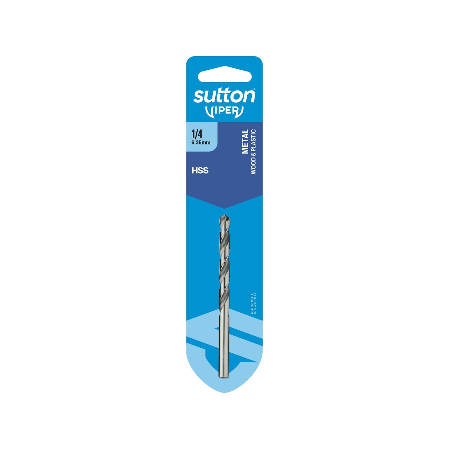 Sutton Tools Viper Jobber Drill Bit - 1/4"