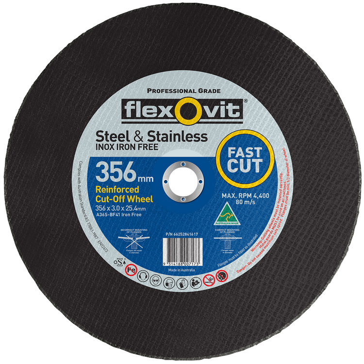 Flexovit Metal Cutting Wheel - 356mm x 25mm