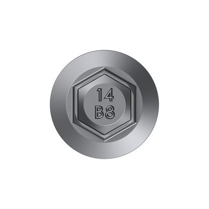Bremick Metal Hex Screw - 6.2 x 22mm - 100 Pack