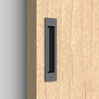 Rolltrak Barn Door Recessed Handle - Matte Black