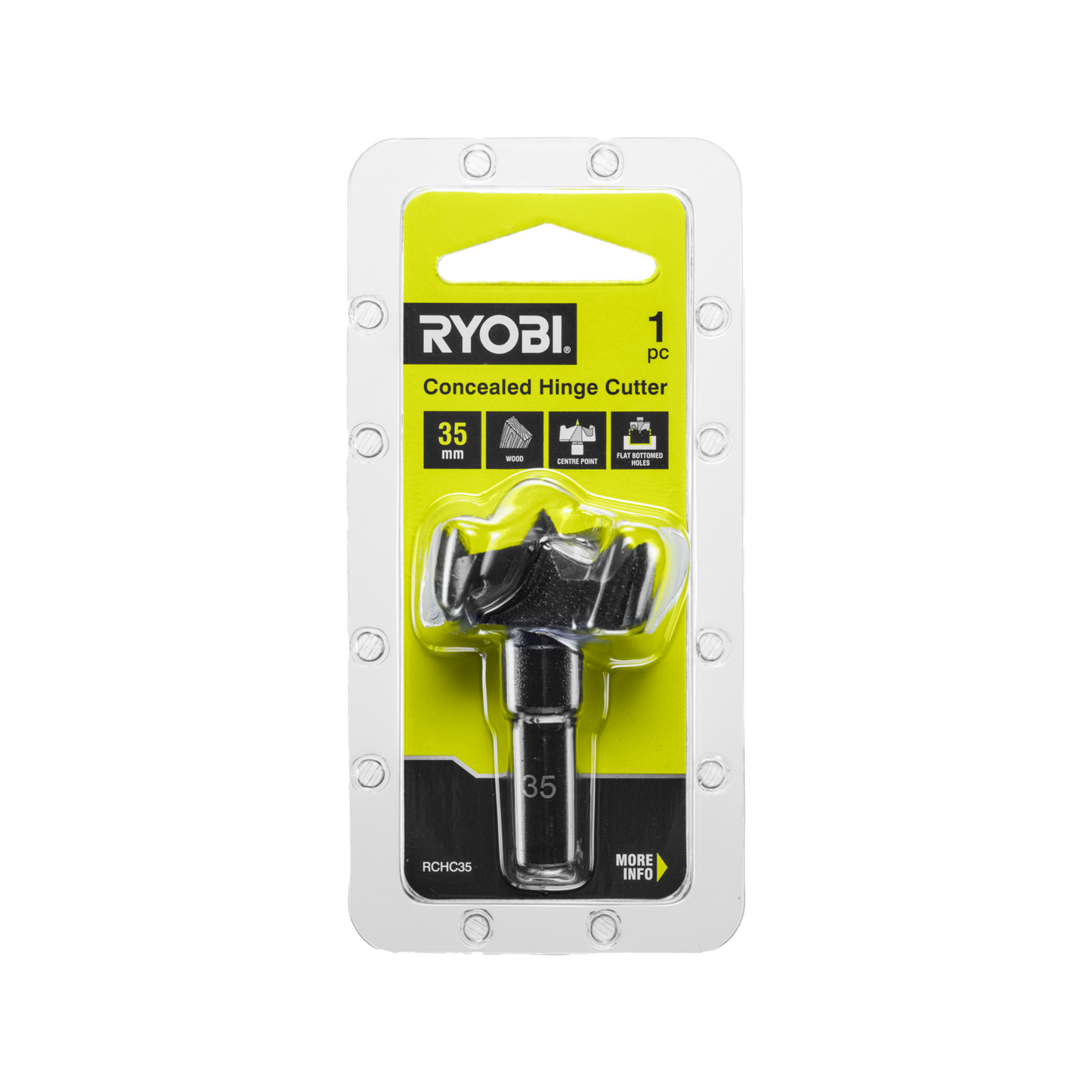 Ryobi Concealed Hinge Cutter - 35mm