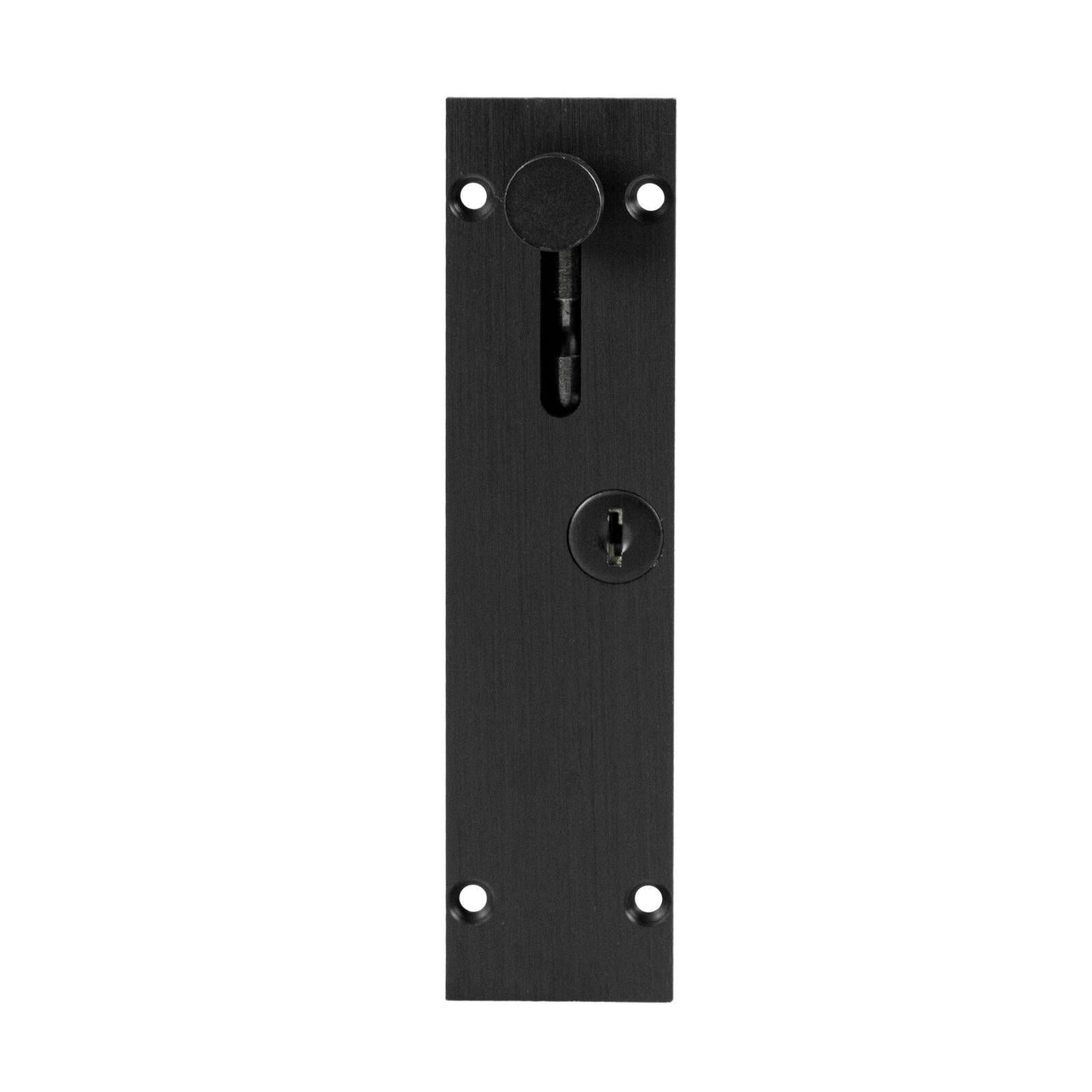 Delf Lockable Door Drop Bolt - 150mm - Matte Black