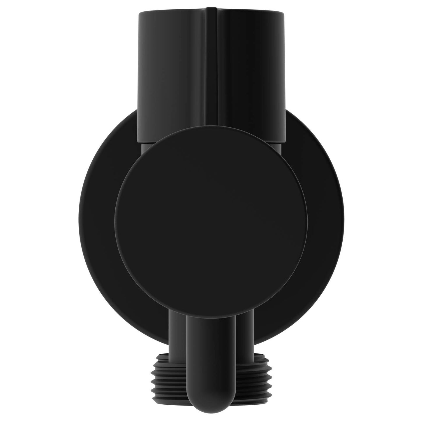 Evekare Dual Outlet Bidet Spray Holder & Shut Off Valve - Matte Black