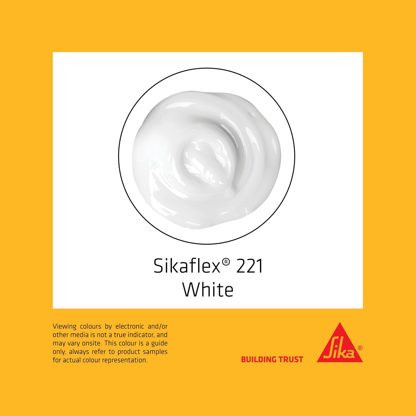 Sika Sikaflex 221 Multi Purpose Adhesive Sealant - 310ml - White