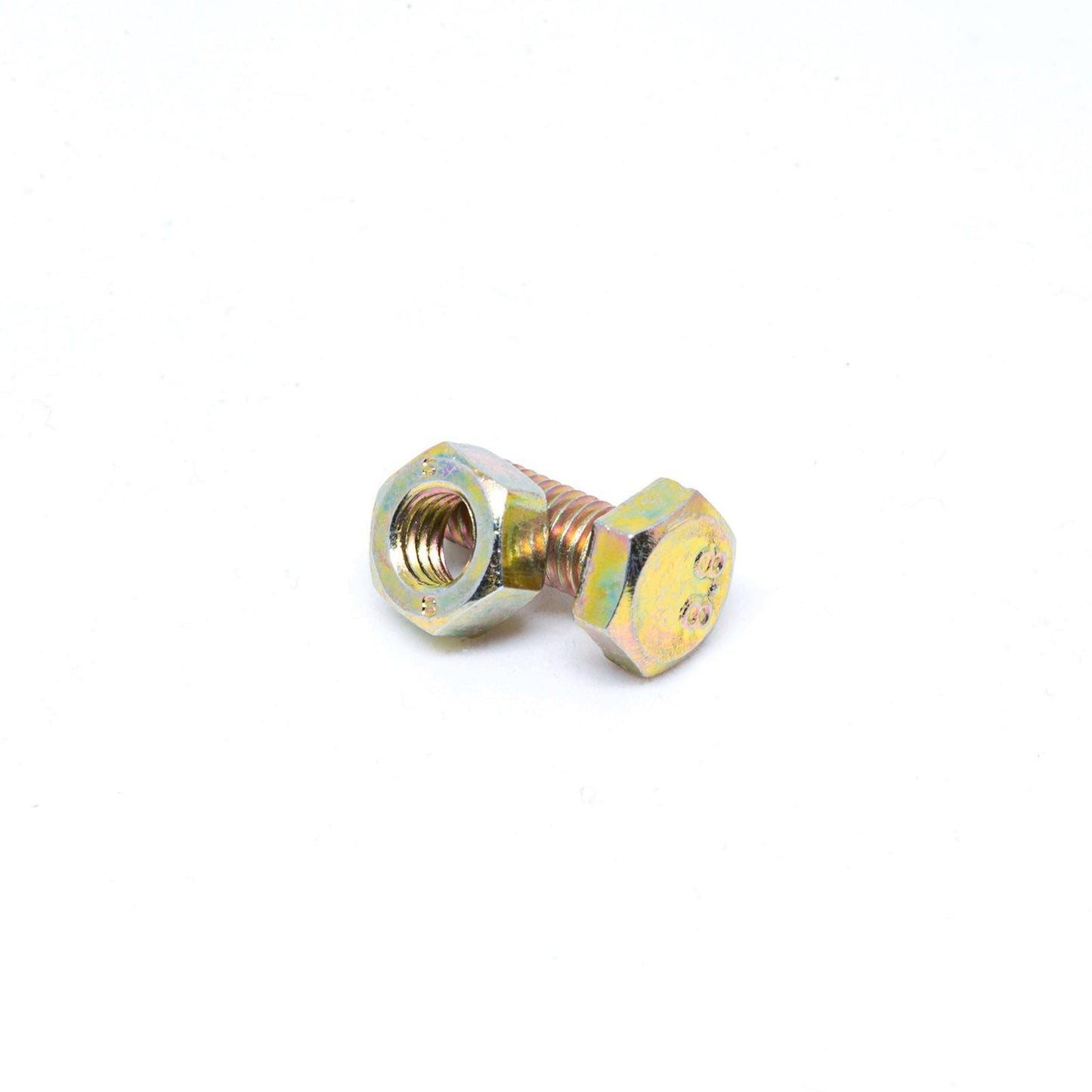 Pinnacle Hex Bolt & Nut - 8 x 16mm - Yellow - 6 Pack