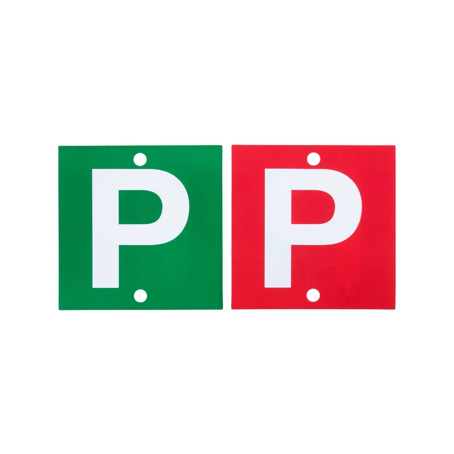 Trojan P Plates - 150 x 50mm - 2 Pack - Green/Red