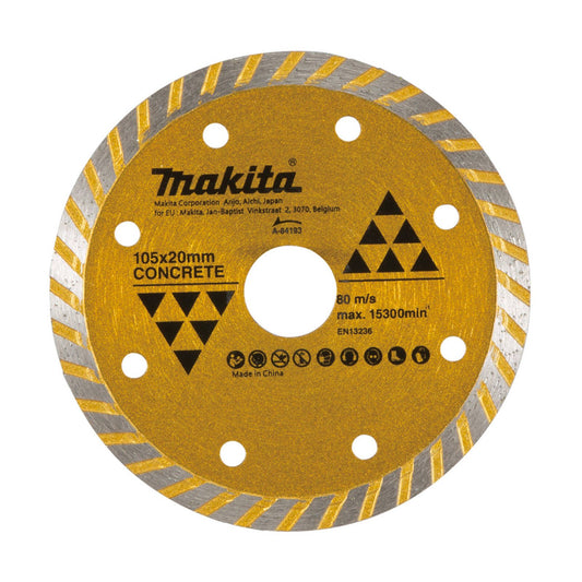 Makita Diamond Blade Turbo Rim - 105mm - Economy - 84193