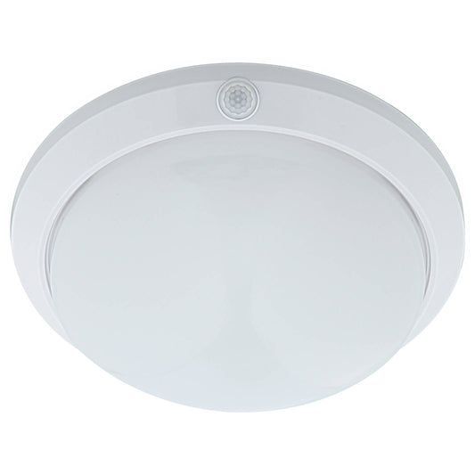 Arlec White LED Oyster Sensor Light - 18W