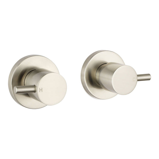 Mondella Brushed Nickel Resonance Wall Top Assembly - 1/4 Turn - 1245 x 76 x 245mm