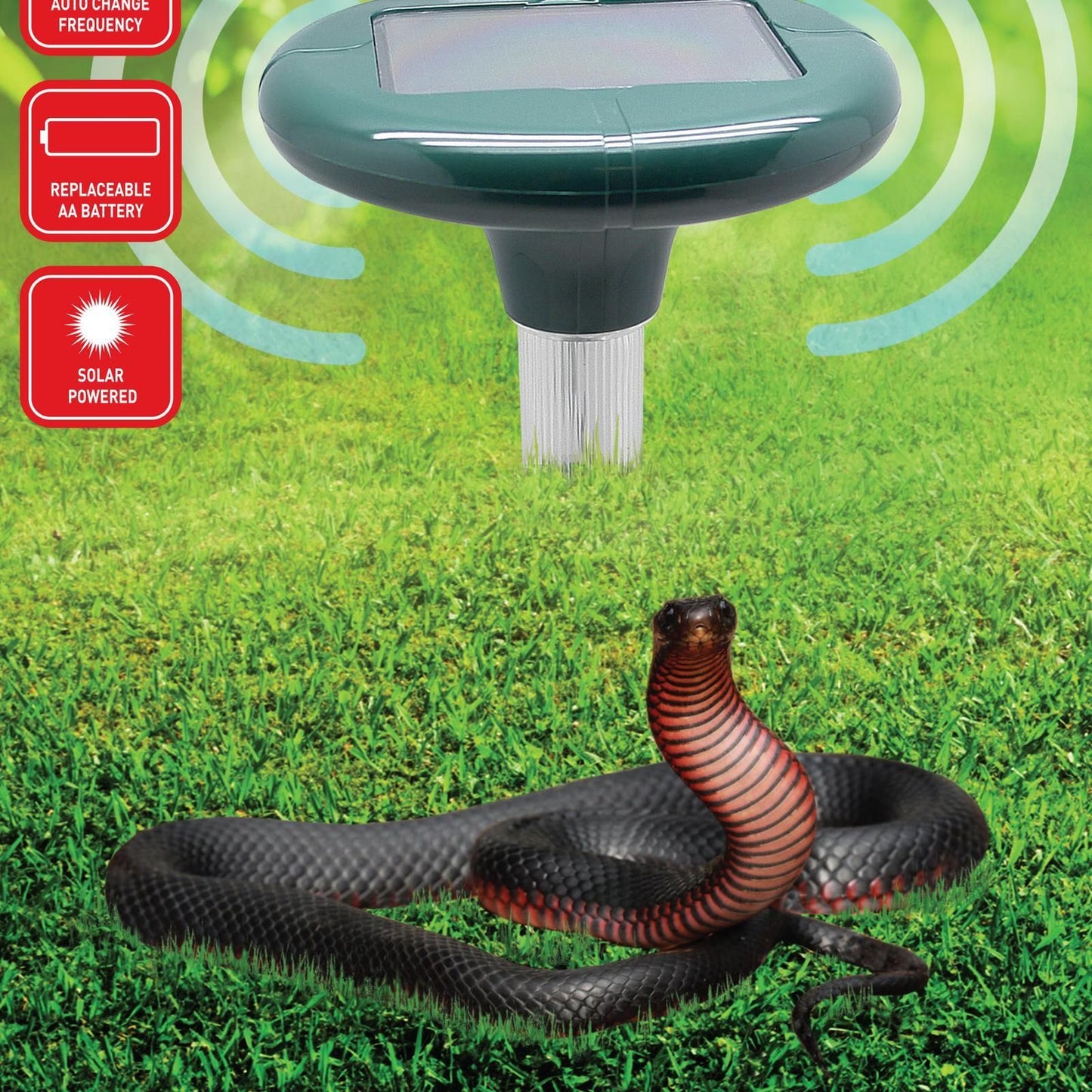 Sonic Guard Solar Snake Repeller - 25m²