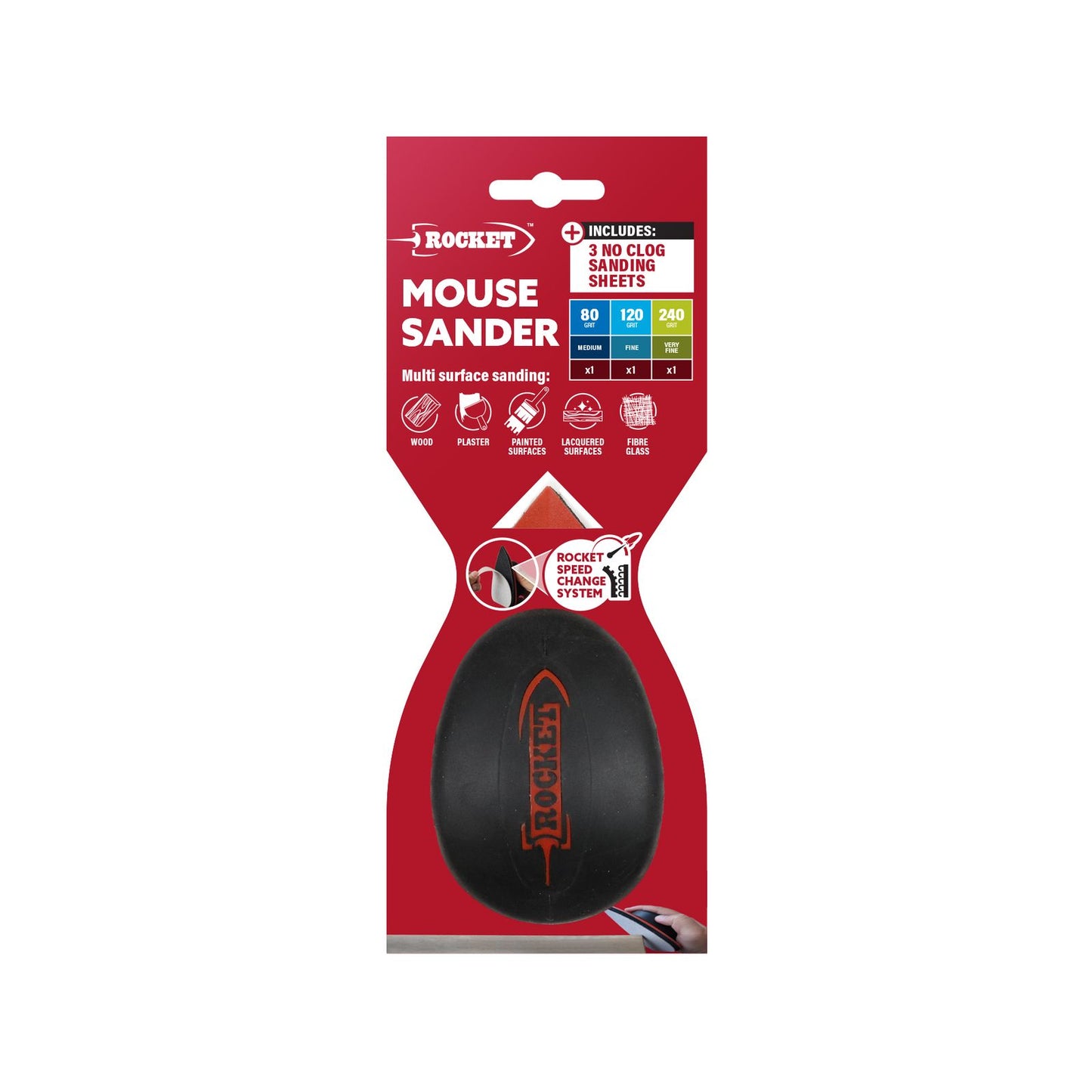 Rocket Mouse Sander - 130mm