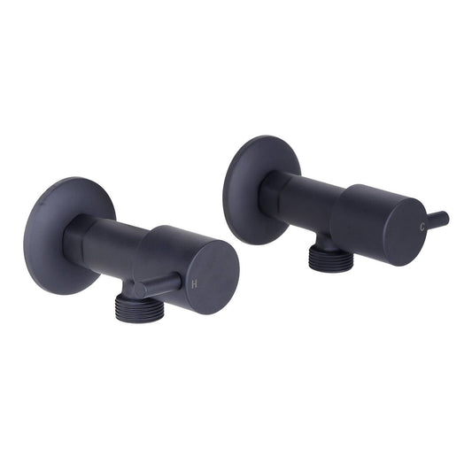 Mondella Resonance 1/4 Turn Pin Lever Washing Machine Set Matte Black Resonance
