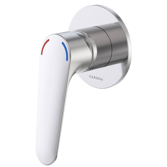 Homecare By Caroma Chrome Assistant Living Bath Shower Mixer - 80mm