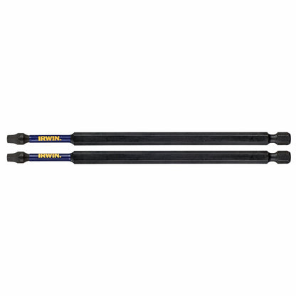 Irwin Impact Bits - 152mm SQ2 - Magnetised - High Strength - 2 Pack