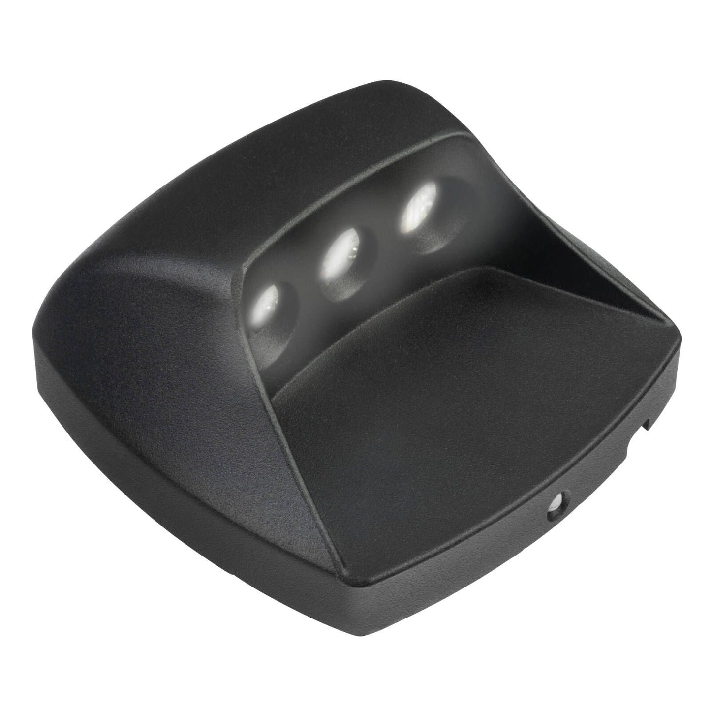 Brilliant Navigate Garden LED Step Light - 2W - Black - 88 x 88 x 40mm