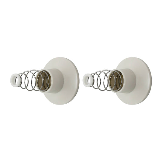 Shaw Mason Ivory Plastic Wall Flange - Pair