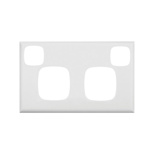 HPM Double Powerpoint Coverplate - 117mm