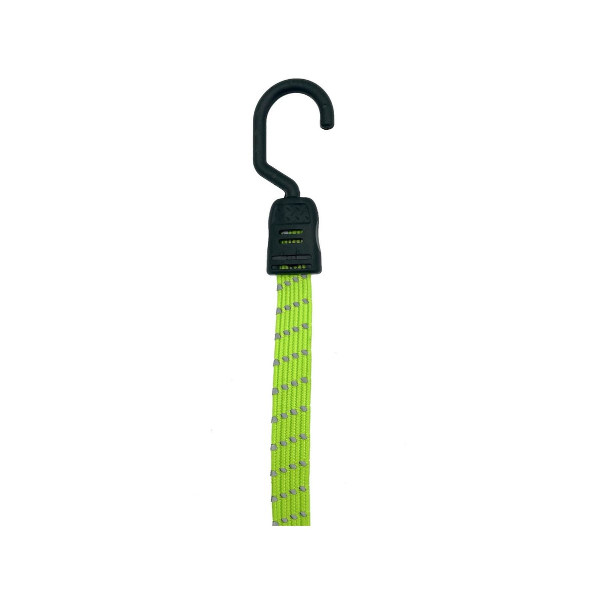 Grunt Reflecta Flat Bungee Strap - 100cm - Rubber - Reflective