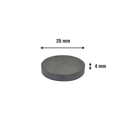 Everhang 25mm Ceramic Disc Magnet 6 Pack - Lightweight - Strong - Versatile