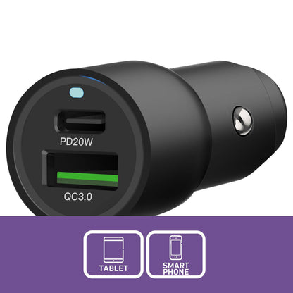 Antsig 38W 2 Port USB Car Charger - 25 x 60mm