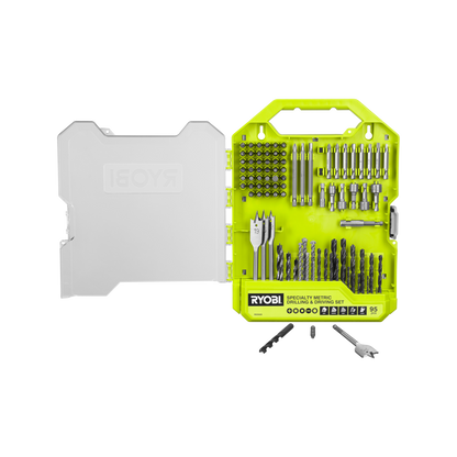 Ryobi 95 Piece Specialty Metric Drill and Drive Set - 251 x 320mm